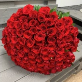 Букет из 101 красной розы Ред Игл