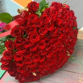 Букет из 151 красной розы Ред Игл