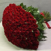 Букет гигант из 201 красной розы Ред Игл